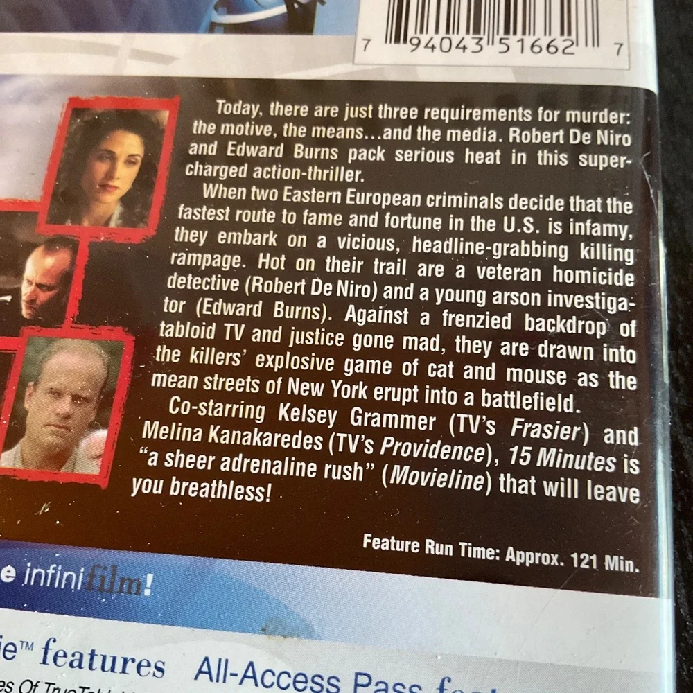 DVD - 15 Minutes. V16